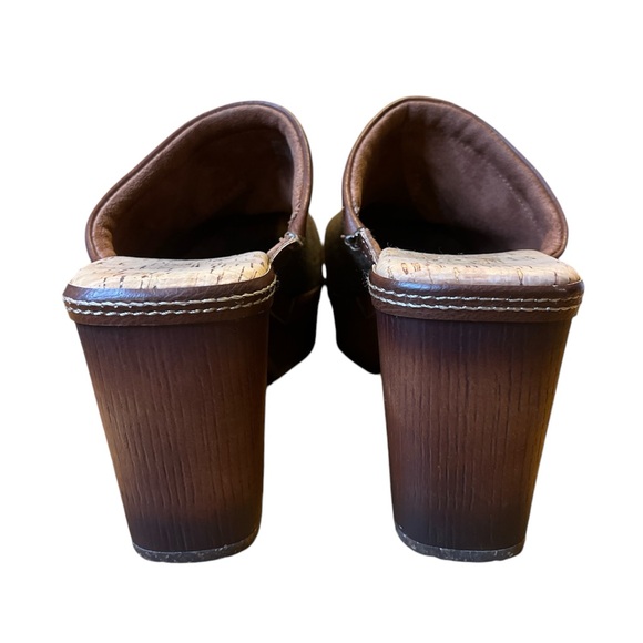 Korks Kork Ease | Lori Slip On Fabric Clog Mule Block Heel Platform Shoe 9 - Picture 5 of 10